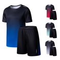 thumbnail image 1 of TIANZEN Boys Summer Outfits 2 Piece Kids Athletic Sportswear Breathable Wicking Comfortable Casual Play For Children Youth Boys Size 3 Summer Clothes, 1 of 5