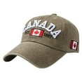 thumbnail image 1 of TIANZEN Canada Baseball Cap Canada Day Embroidered Maple Leaf Flag Adjustable Hat Hat U Give Prick Hat Mechanical Hat, 1 of 8