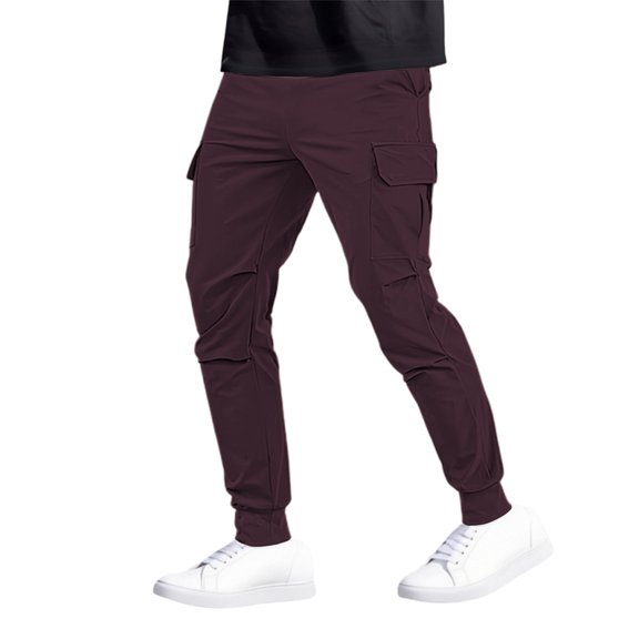 TIANZEN Cargo Pants Outdoor Work Joggers With Multiple Pockets Comfortable Loose Fit Sweatpants For Casual Sports And Daily Wear Little Convertible Cargo Pants with 6