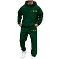 thumbnail image 1 of TIANZEN Casual Hoodie And Jogger Streetwear Comfortable Two Piece Outfit With Fist Print For Daily Wear And Outdoor Activitiesd Suits Man Big Mens Suits And Outfits for Men, 1 of 4