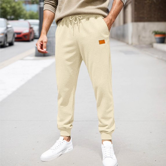 TIANZEN Casual Loose Fit Jogger Pants With Pockets Lightweight Comfortable Athletic Trousers For Everyday Wear And Outdoor Activities Open for Men Men Pants Casual Slim Fit