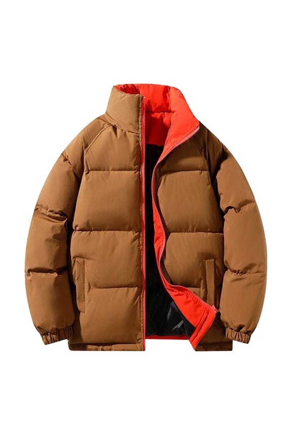 Casual Loose Winter Korean Style Warm Jacket For Couples Oversized Winter Coat For Men Coats Fashion Mens Field Jacket Olive