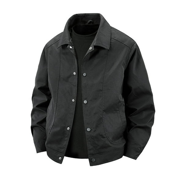 TIANZEN Casual Stand Collar Jacket Lightweight Outdoor Windbreaker Autumn Thin Coat For Daily Streetwear Winter Men Industrial Winter Jackets for Men down Jacket Mens