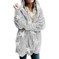 thumbnail image 1 of TIANZEN Casual Winter Jacket With Star Print Lined Warm Cozy Outerwear For Cold Weather Full Zip Hoodies for Women Short Sleeve Jacket Soft Jackets for Women Cute, 1 of 9