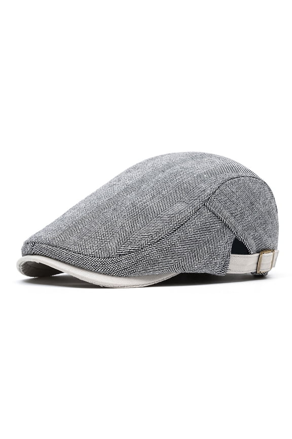 Classic Beret Hat For Autumn Winter Warm Newsboy Style UK Cap Without Brim French Barrette Hat Men