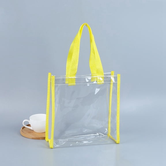 TIANZEN Clear Tote Bag Fashion Beach Bag Shoulder Handbag For Shopping Gym Travel Leather Shoulder Bag for Women Purses for Women Shoulder Bag Laptop Shoulder Bag
