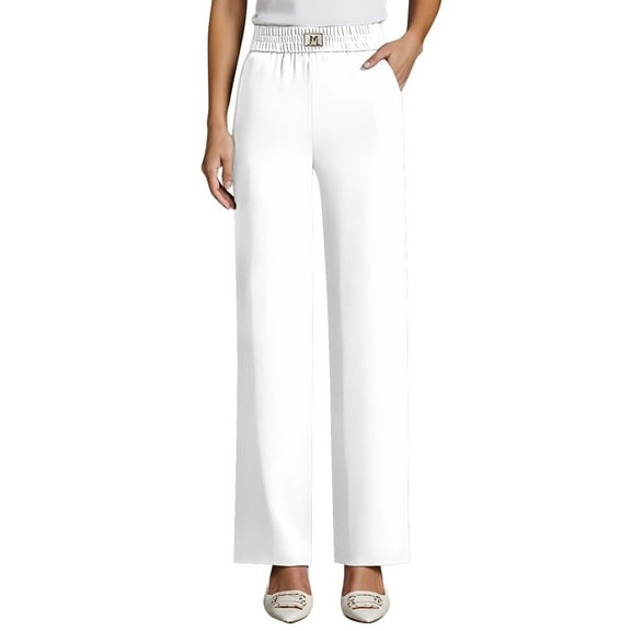 TIANZEN Comfortable Loose Fit Casual Straight Leg Trousers For Everyday Wear And Relaxation plus Size Casual Pants Rompers for Women Casual Summer Pants for Women