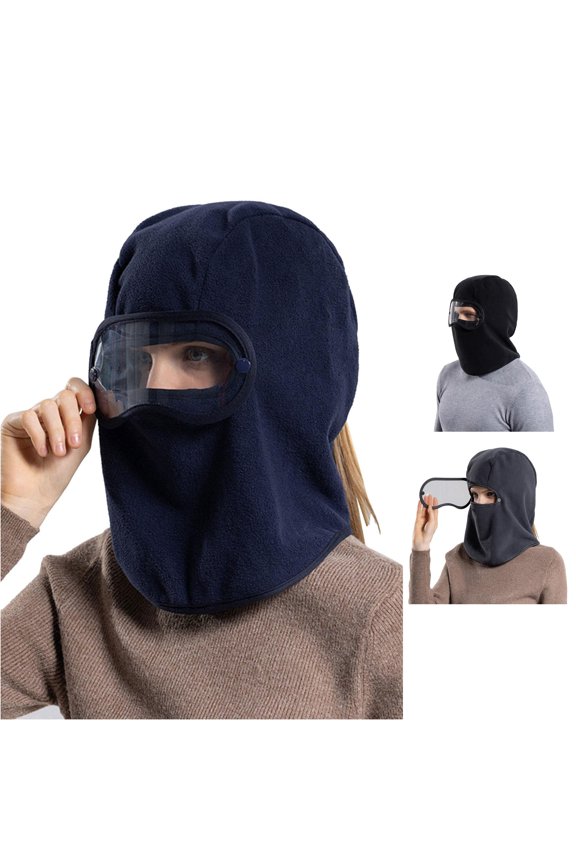 Couples Winter Windproof Warm Face Protective Head Cover For Men And Women Skiing Ear Protective Riding Head Cover Men Warm Hat