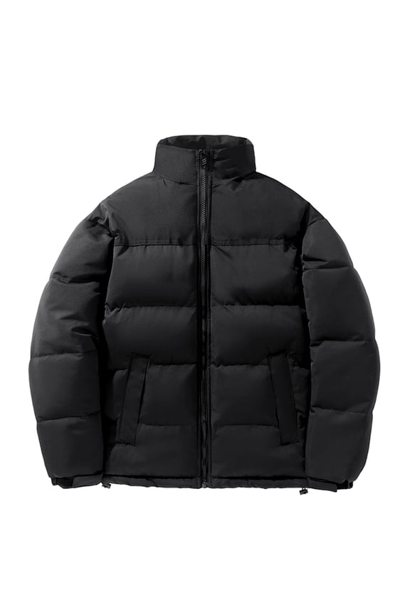 Custom Winter Plus And Thick Down Jacket Loose Fashion Bright Face Jacket For Men Jacket for Winter Furry Mens