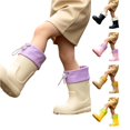 thumbnail image 1 of TIANZEN Cute Kids Rain Boots For Girls Lightweight Mid Calf Outdoor Boots Footwear For Small Children Slide for Kids, 1 of 5