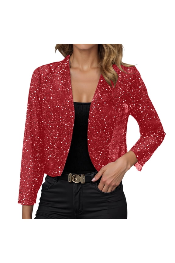 Elegant Solid Color Casual Jacket Lightweight Shiny Front Open Long Sleeve Breathable Thin Party Cardigan Outerwear Coat Jacket Women Pullover Long Anorak Jacket