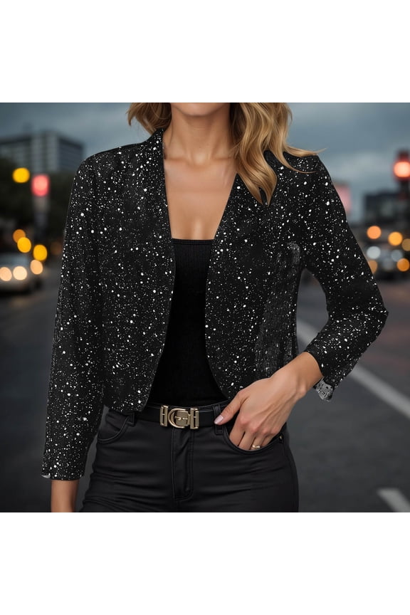 Elegant Solid Color Casual Jacket Lightweight Shiny Front Open Long Sleeve Breathable Thin Party Cardigan Outerwear Coat Juniors Zip up Hoodie Womens Long Casual Jacket