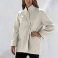 thumbnail image 1 of TIANZEN European Size Stylish Long Coat – Loose Fit Hooded Blend For Fall/Winter Womens plus Size Coats Winter 4x Women Cute Winter Coat Tall Women's Coats, 1 of 3