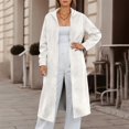 thumbnail image 1 of TIANZEN Fall/Winter Long Hooded Knit Cardigan – Stylish And Warm Outerwear With Pockets Women's Coats Jacket Women Thumb Holes Coats for plus Size Women, 1 of 8