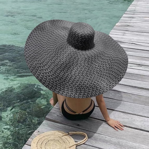 TIANZEN Fashion Large Sun Hat Beach - Sun Cap Hat The Hat