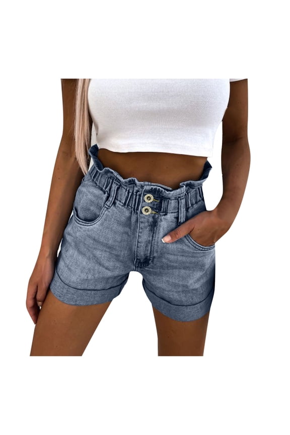 Fashion Womens Pocket Jeans Denim Pants Female Bottom Casual Shorts Corduroys Women Super Straight