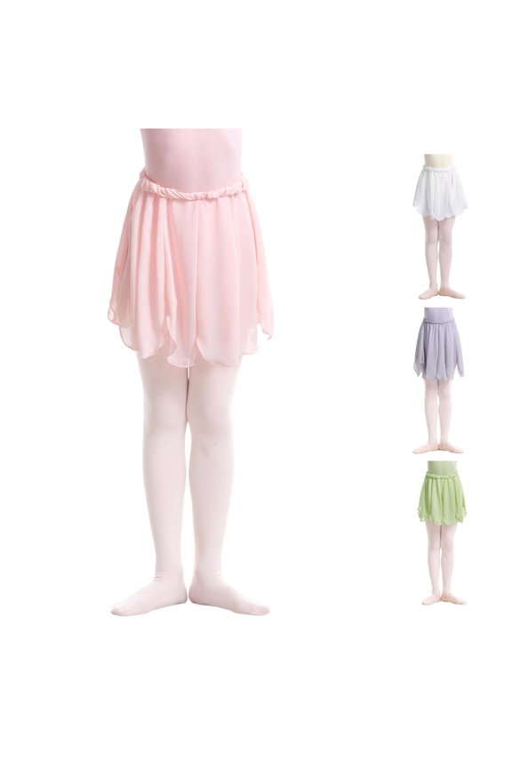 Girls Ballet Practice Skirt Elastic Waist Dancewear Tutu For Class Performance And Recital Toddler
