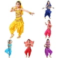 thumbnail image 1 of TIANZEN Girls Belly Dance Outfit Kids Dance Ethnic Performance Dress Girl Outfits Size 6x, 1 of 5