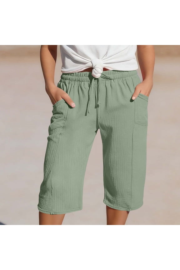 Girls High Withed White Space Pocket Pants For Kids With Comfortable Fit Solid Color Casual Trousers For Girls Gymnastics Pants for Girls
