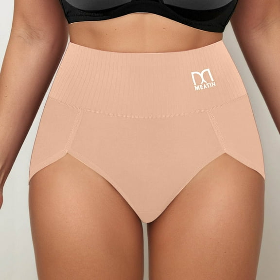 TIANZEN High Waist Panties Breathable Underwear Lifting Shapewear Comfortable Seamless Panty Leggings for Women Lift Pack High Cut Bikini Panties for Women Womens Silk Long Underwear Tops
