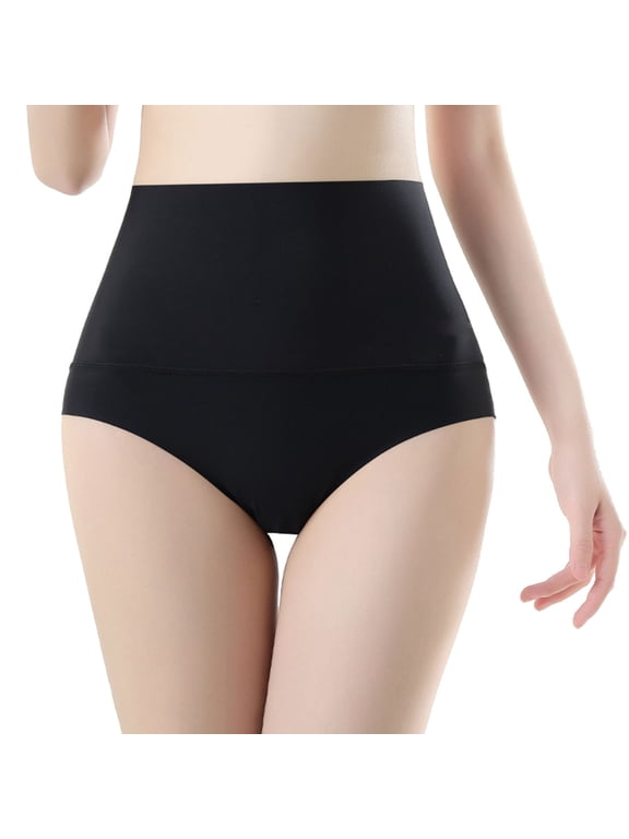 High Waist Waist Tights Seamless Waistband Underwear Body Shaping Lift Breathable Briefs G String Thongs for Women plus Size