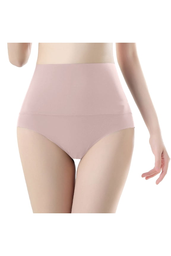 High Waist Waist Tights Seamless Waistband Underwear Body Shaping Lift Breathable Briefs V Cut Panties for Women Pack Glow in The Dark Lingerie Panties Pack