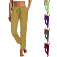 thumbnail image 1 of TIANZEN High Waisted Casual Yoga Pants For Split Flared Trousers Soft Athletic Workout Wide Leg Bottoms Elastic Pants for Women Work Casual, 1 of 4