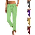 thumbnail image 1 of TIANZEN High Waisted Casual Yoga Pants For Split Flared Trousers Soft Athletic Workout Wide Leg Bottoms Elastic Pants for Women Work Casual, 1 of 4