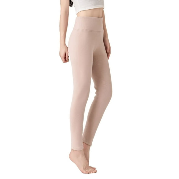 TIANZEN High Waisted Lined Leggings Warm Thermal Stretchy Base Layer Pants For Cold Weather Comfort Leggings for Women Pack Work from Home Clothes Women plus