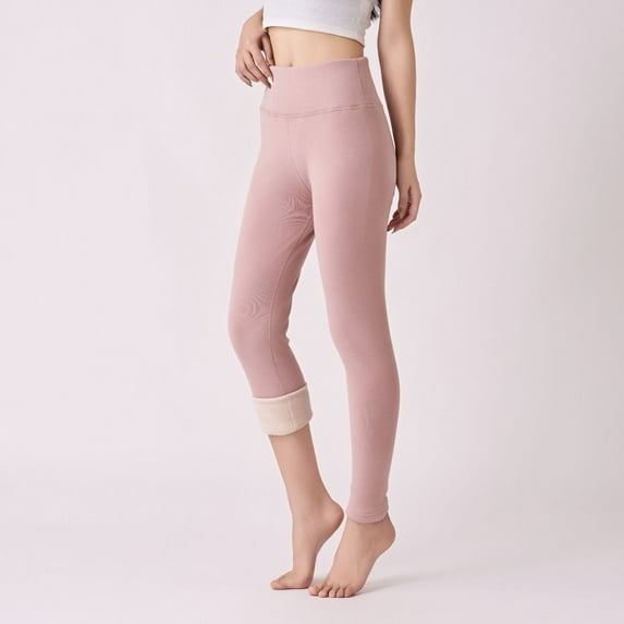 TIANZEN High Waisted Lined Leggings Warm Thermal Stretchy Base Layer Pants For Cold Weather Comfort Deer Cart Waist Trainer Leggings