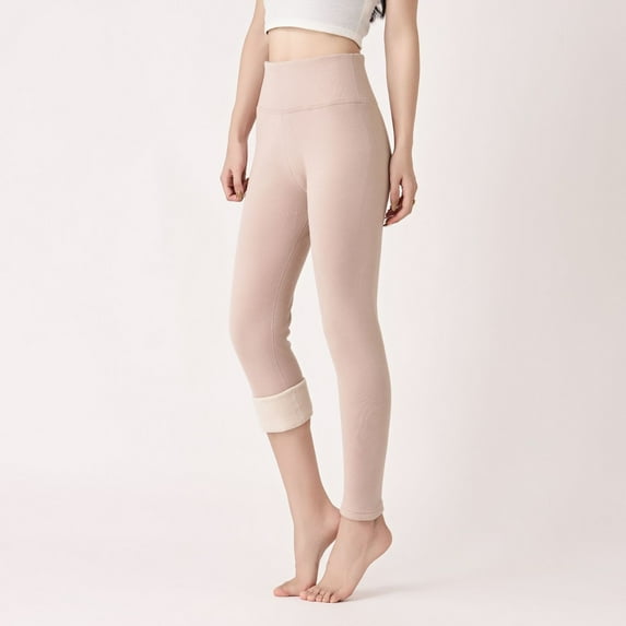 TIANZEN High Waisted Lined Leggings Warm Thermal Stretchy Base Layer Pants For Cold Weather Comfort V Cut Leggings Business Casual Clothes for Women