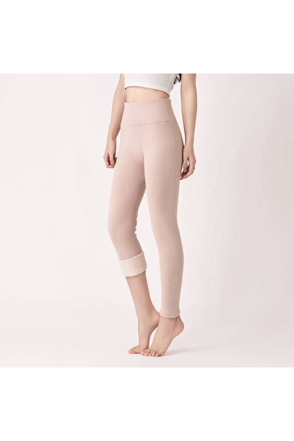 High Waisted Lined Leggings Warm Thermal Stretchy Base Layer Pants For Cold Weather Comfort V Cut Leggings Business Casual Clothes for Women