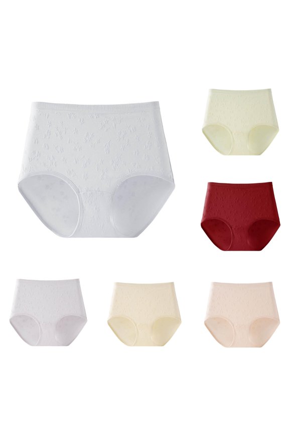High Witdh Waist ’s Underwear With Knit Triangle Design For Everyday Comfort Pads