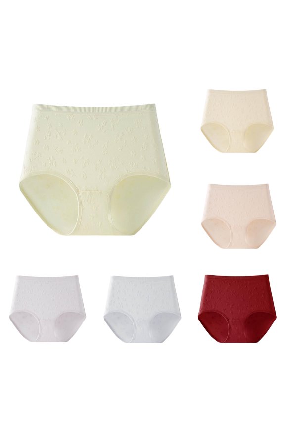 High Witdh Waist ’s Underwear With Knit Triangle Design For Everyday Comfort Pads