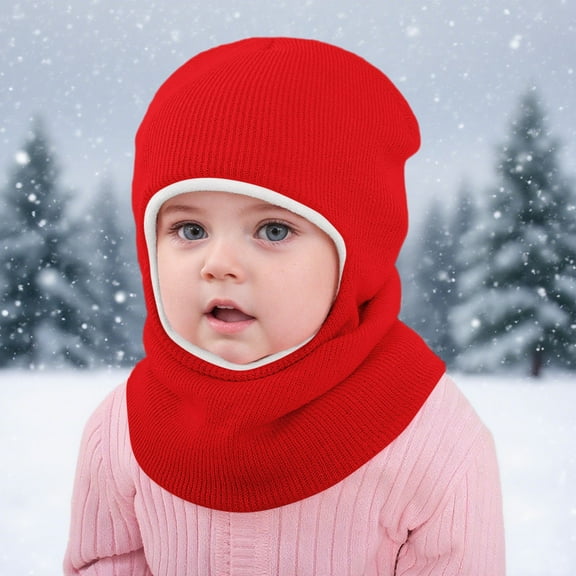 TIANZEN Kids Winter Knit Hat With Ear Warm Thermal For Toddlers Boys Girls Cold Weather Outdoor Rabbit Hat Trooper Hats for Men