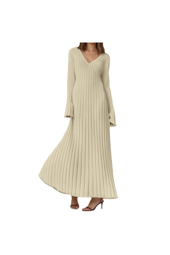 Knit Maxi Dress For Elegant Turtleneck Ribbed Textured Bodycon Slenderizing Casual Wear With Waist Defining Fit Athletic Dresses Summer Dress with Belt