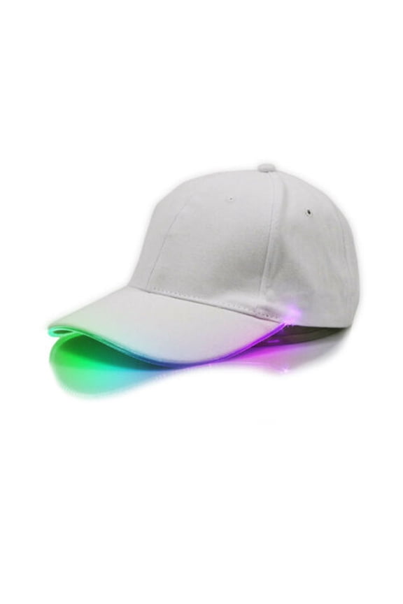 LED Lighted up Hat Glow Club Party Baseball -Hop Adjustable Sports Cap Frat Clothes for Men
