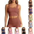 thumbnail image 1 of TIANZEN Lightweight Fixed Strap Yoga Bra For High Fitness And Training Breathable Supportive Wireless Athletic Top For Running And Workouts Crop Sports Bra Girls, 1 of 5
