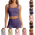 thumbnail image 1 of TIANZEN Lightweight Fixed Strap Yoga Bra For High Fitness And Training Breathable Supportive Wireless Athletic Top For Running And Workouts Crop Sports Bra Girls, 1 of 5