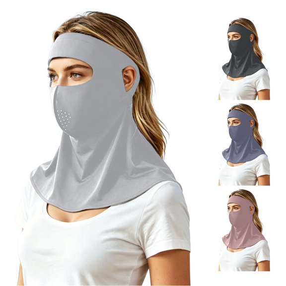 TIANZEN Lightweight Multifunctional Ice Silk Full Face Blocking For Breathable Outdoor Windproof Neck Gaiter Forehead Wrap Seamless With Technology Neck And Chest Cover
