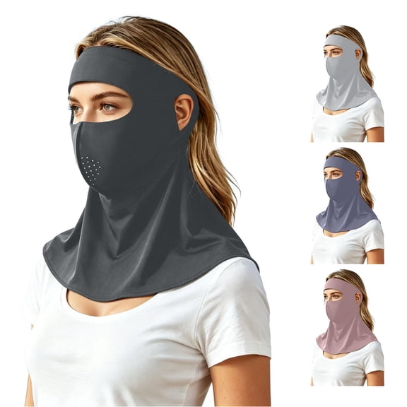 TIANZEN Lightweight Multifunctional Ice Silk Full Face Blocking For Breathable Outdoor Windproof Neck Gaiter Forehead Wrap Seamless With Technology Neck And Chest Cover
