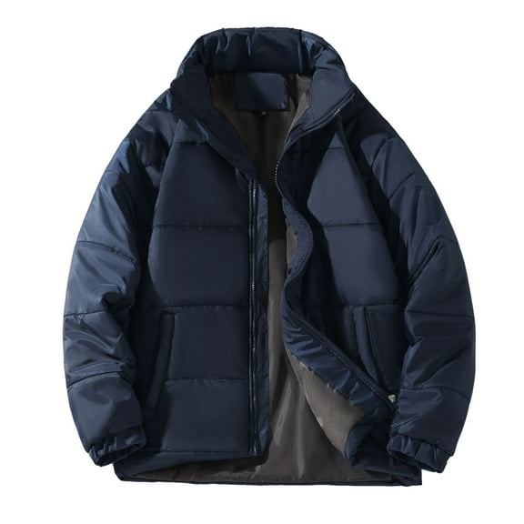 TIANZEN Male Autumn And Winter Handsome And Clothing Slim Fit Warm Jacket Winter Fashion Coats Mens Mid Length Winter Coats