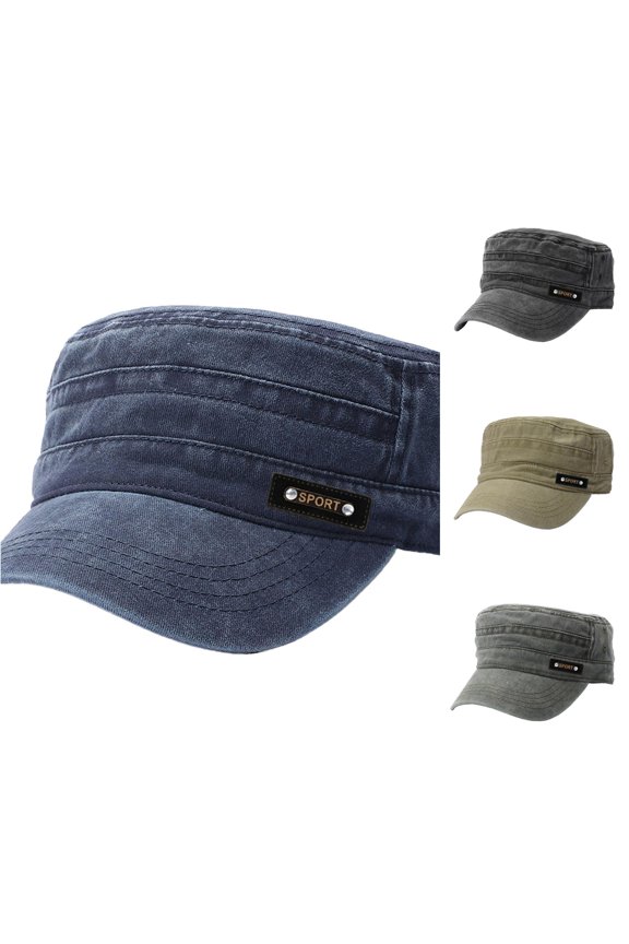 Men Womens Fashion Flat Top Hat Outdoor Hat Sun Visor Hats for Men Outdoors