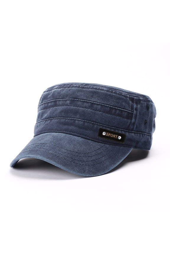 Men Womens Fashion Flat Top Hat Outdoor Hat Sun Visor Men's Trucker Hat