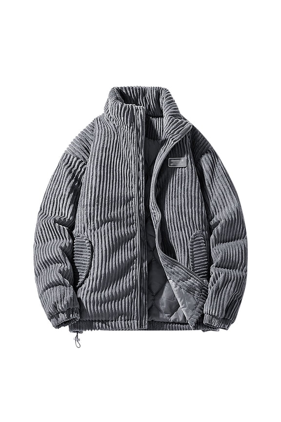 Men's And Women's Autumn Winter Corduroy Collar Jacket Warm Casual Outerwear For Daily Wear Coat Men Heavy Winter Coats