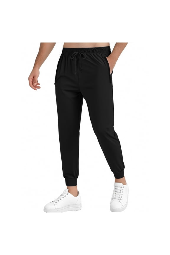Men's Breathable Loose Fit Air Conditioning Sports Pants Ice Silk Trousers For Summer Outdoors Star Apparel Memory Foam
