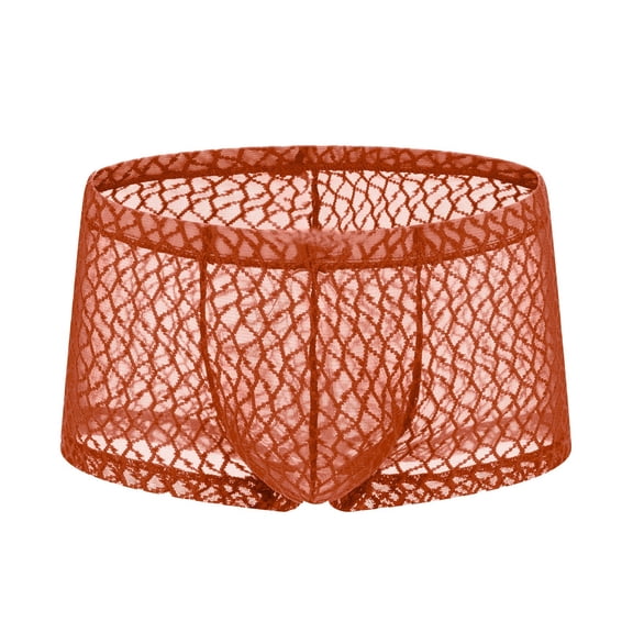 TIANZEN Men's Breathable Low Rise Underwear Soft Mesh Knit Fabric For Daily Wear All Season Comfort Soft Underwear for Men Muffler Underwear Underwear Men Pack