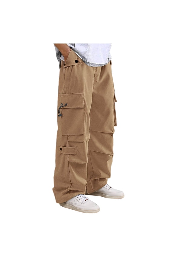 Men's Cargo Pants Work Pants Relaxed Fit Straight Leg Casual Outdoor Hiking Utility Trousers Durable Comfortable Lightweight Work Pants Mens Boy