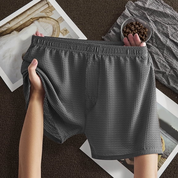 TIANZEN Men's Comfortable Straight Leg Underwear Breathable Briefs For Daily Wear Home Outdoor Casual Loungewear With Hidden Button Fly Men's Shorts Underwear My Package Y Wick Mens Underwear