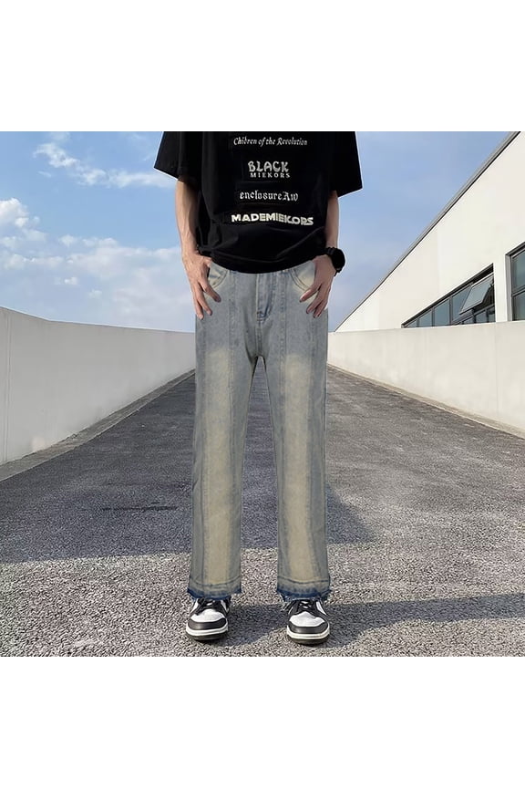 Men's Jeans Comfort Stretch Denim Straight Leg Relaxed Fit Jeans For Men Little Basin And Range Mens